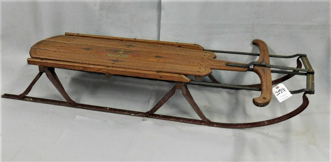 Vintage Stenciled Flexible Flyer Sled (1 of 3)