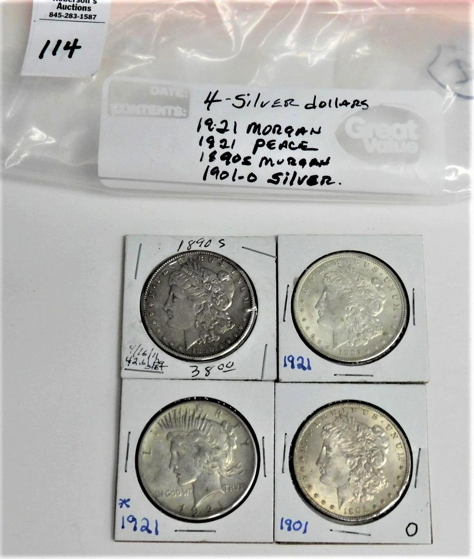 4 Silver Dollars (1 of 1)