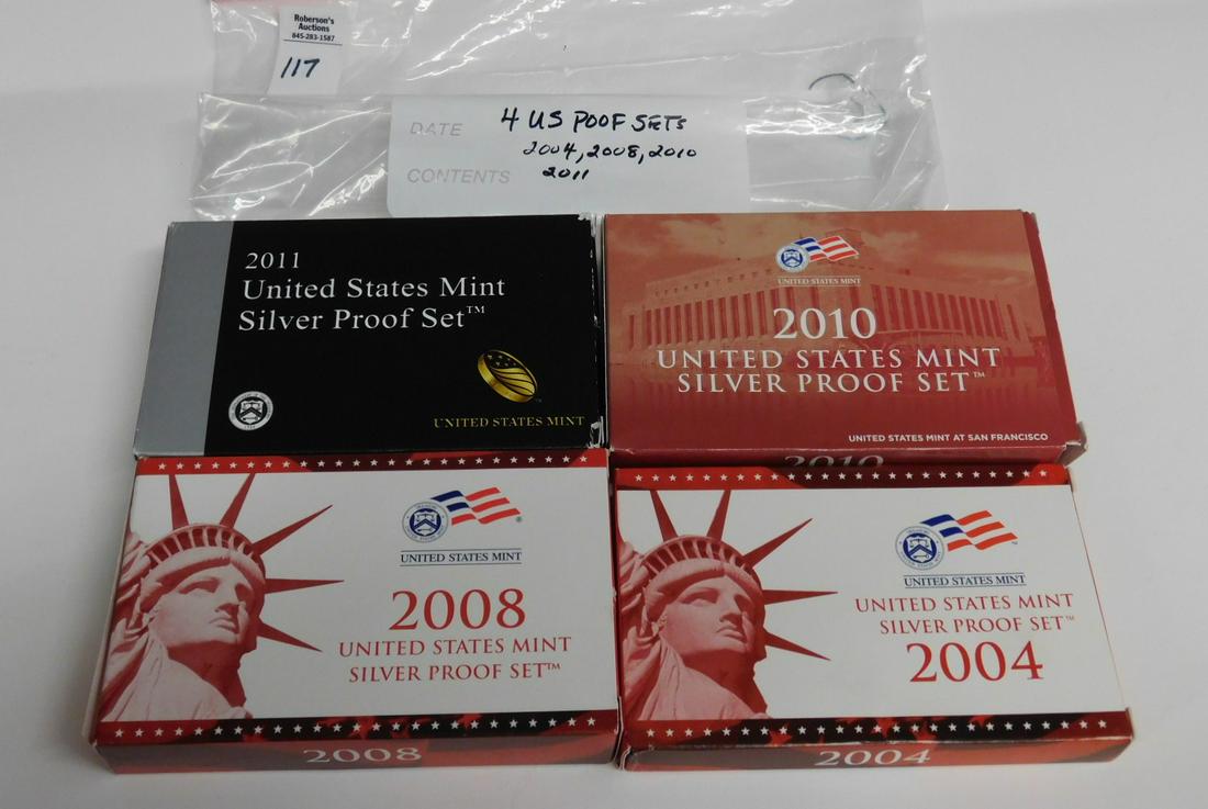4 US Proof Sets (1 of 1)