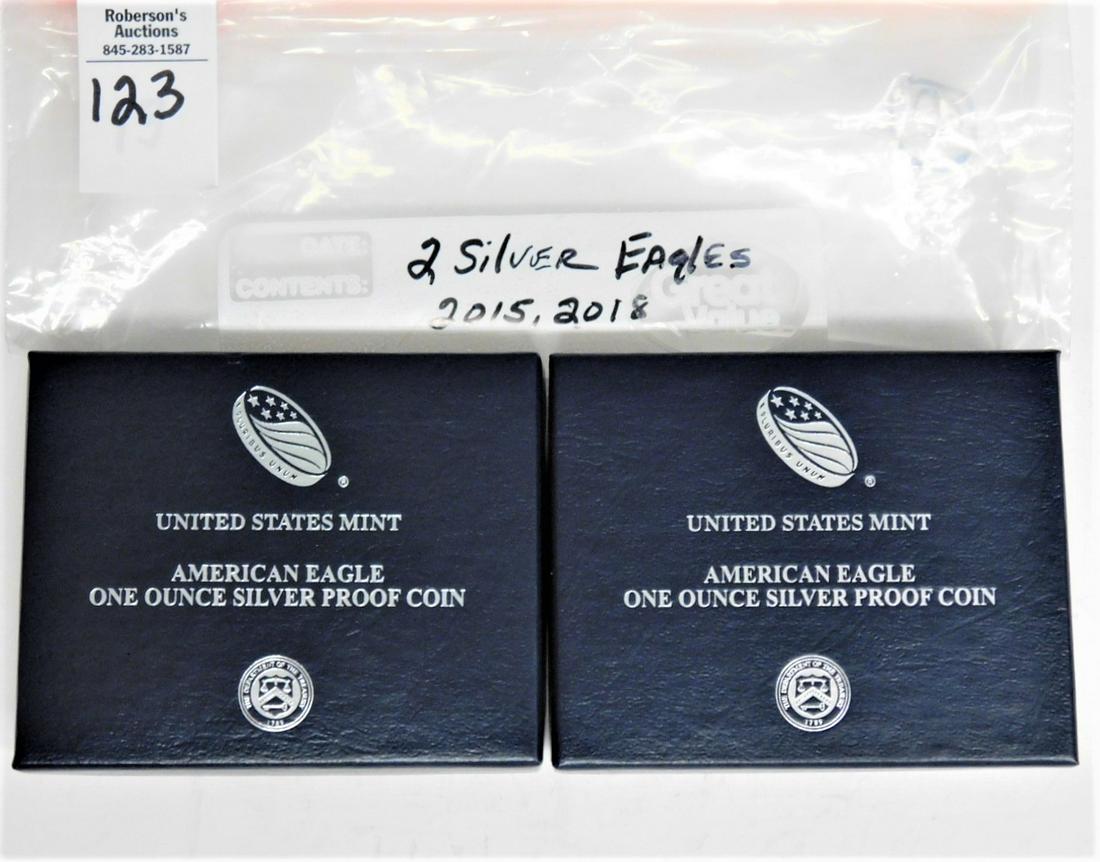 2 Sets - American Eagle 1 oz. Proof Coins (1 of 1)
