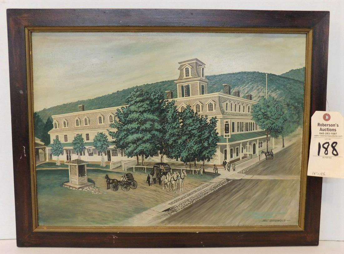 O/Masonite Titled "Twilliger House" (1 of 3)