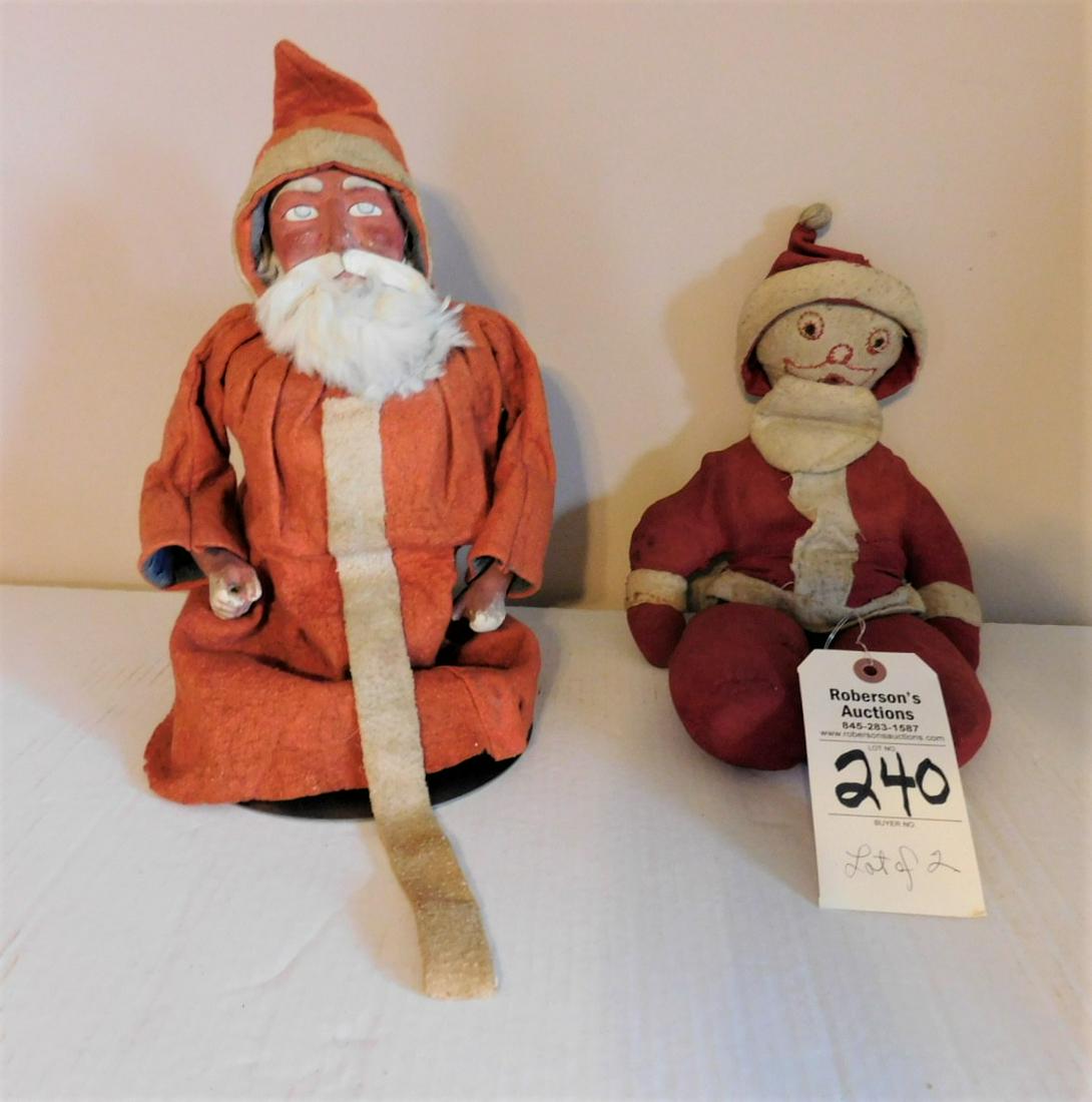 Lot of 2 Early Santas (1 of 6)