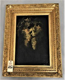 O/C Stillife of Grapes by Edwin Deakin