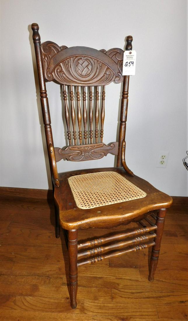 Set of 10 Fancy Oak Dining Chairs (1 of 1)