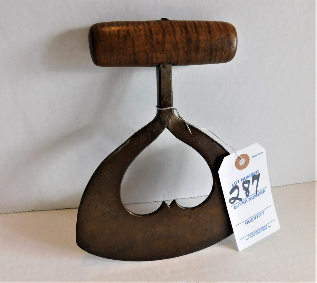 Early Iron Chopper Marked "J.Sutton" (1 of 3)