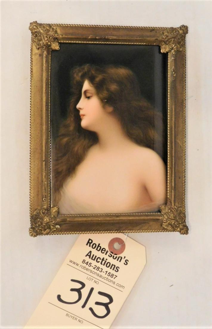 Miniature Oil Portrait on Porcelain (1 of 2)