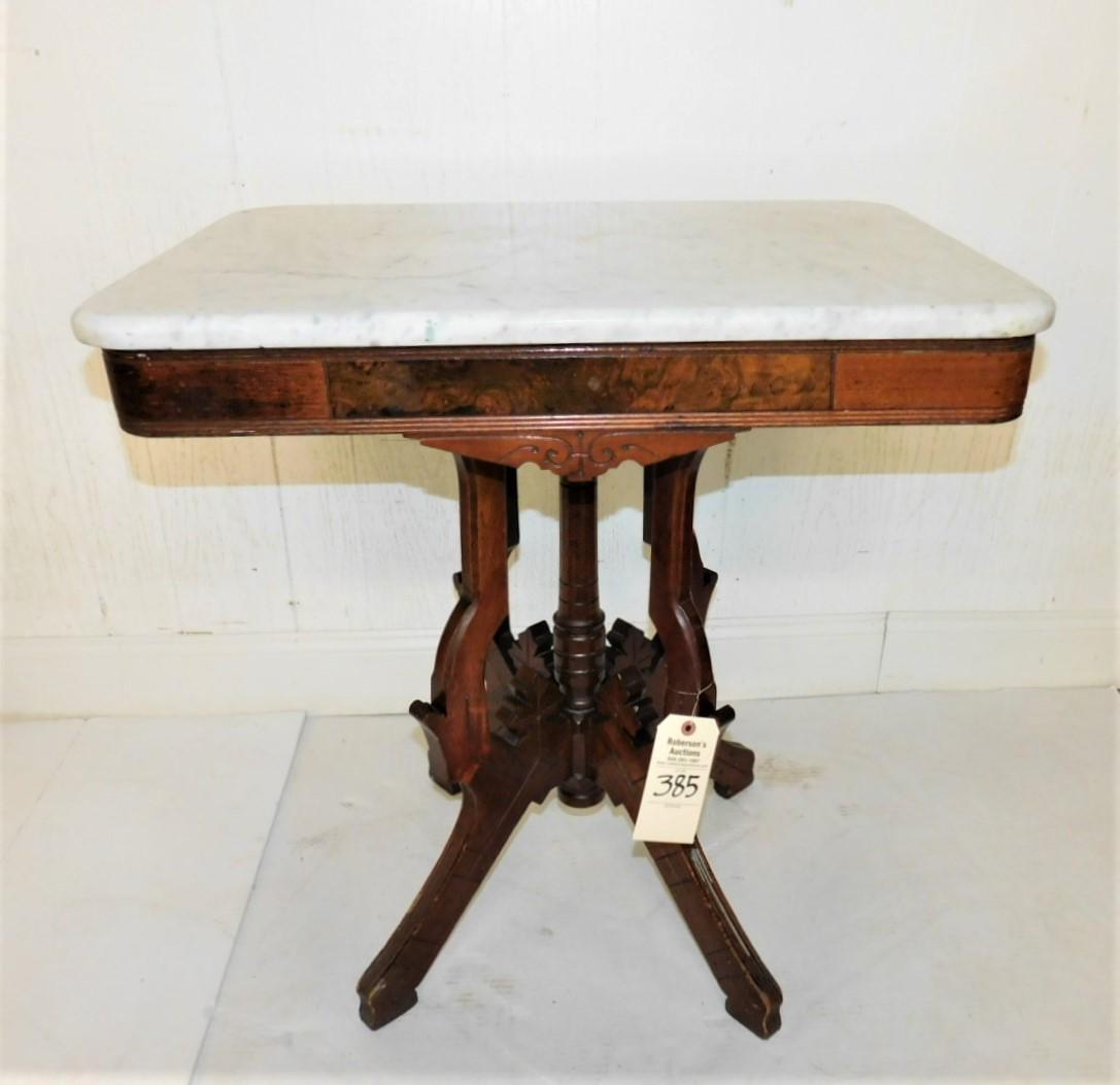 Marble Top Parlor Table Dec 03, 2022 Roberson's Auctions in NY