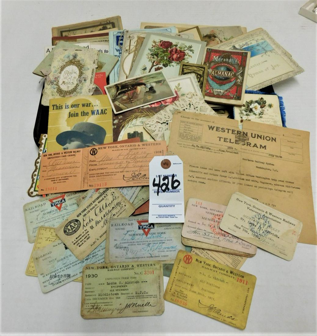 Large Vintage Ephemera Lot (1 of 2)