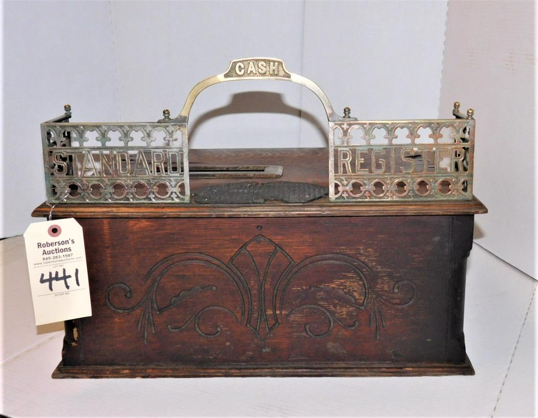 Early Wooden Standard Cash Register (1 of 7)