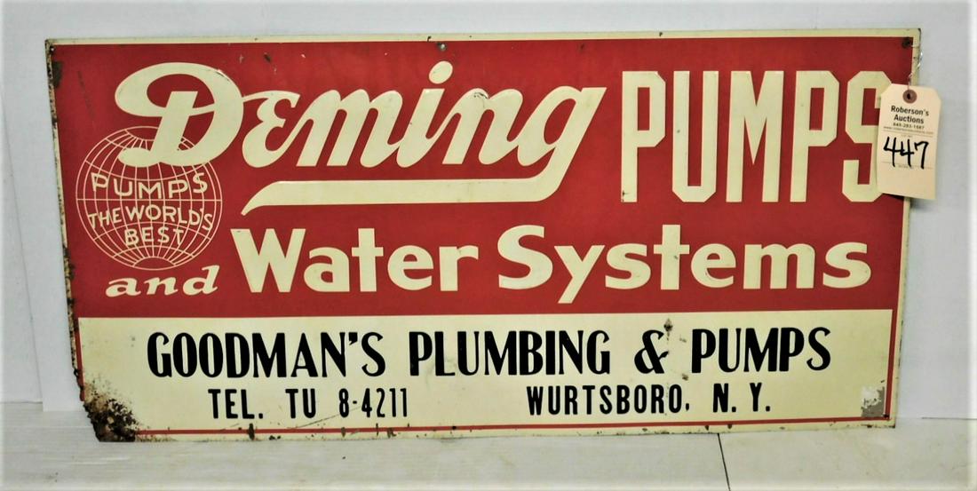 Lg. Vintage Metal Advertising Sign (1 of 2)