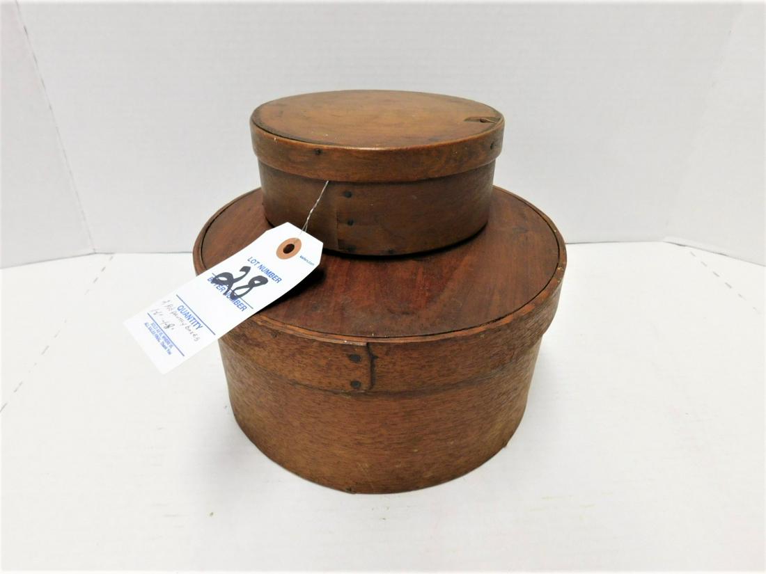 Lot of 2 Early Round Pantry Boxes (1 of 3)