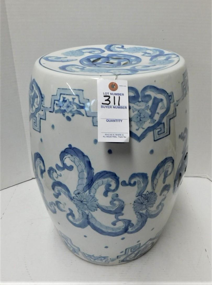 Oriental Ceramic Garden Seat (1 of 3)
