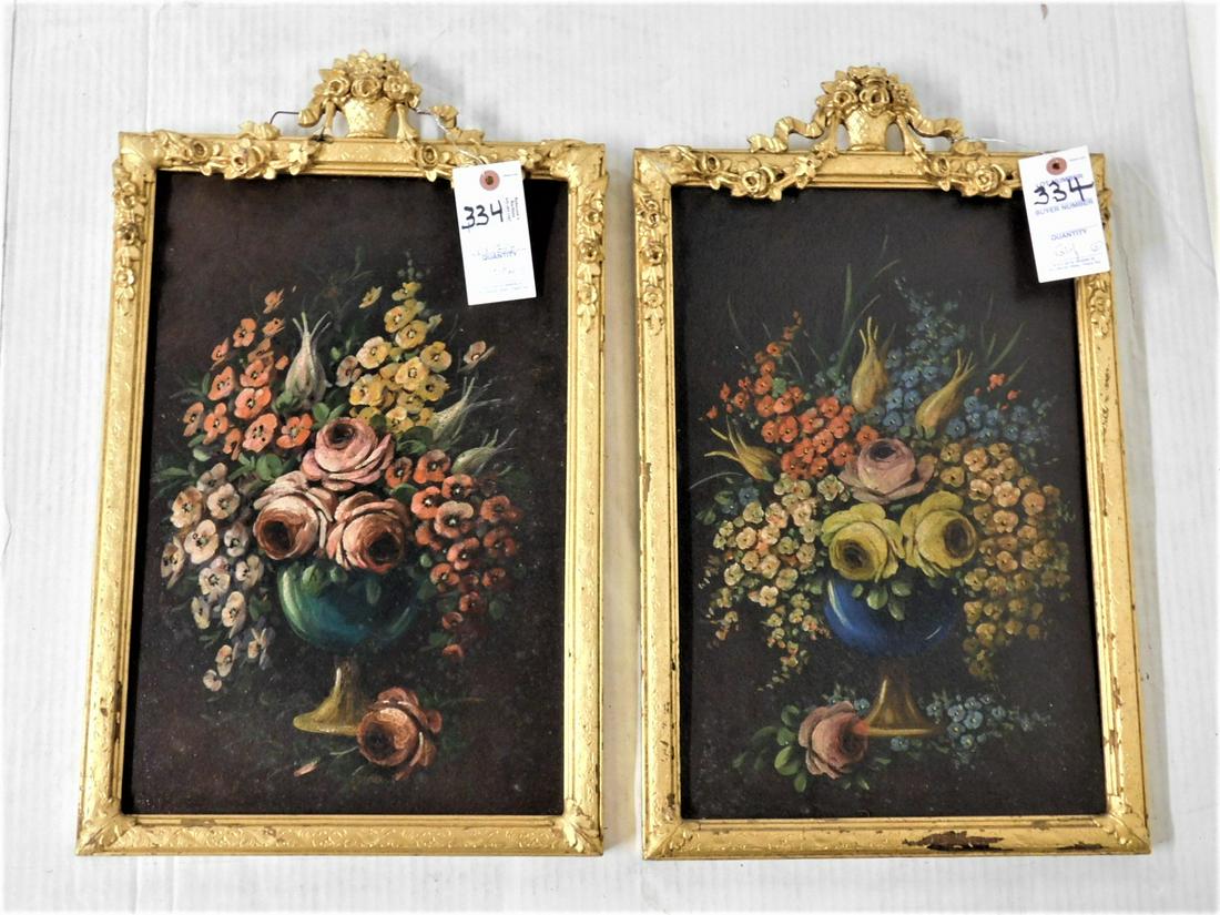 Lot of 2 -  O/B Floral Stillifes (1 of 1)