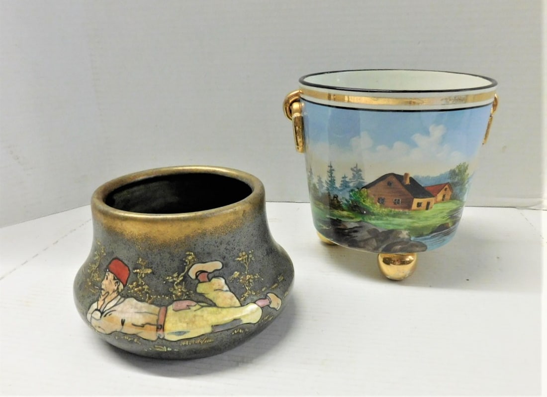 Lot of 2 Pottery Pieces (1 of 2)