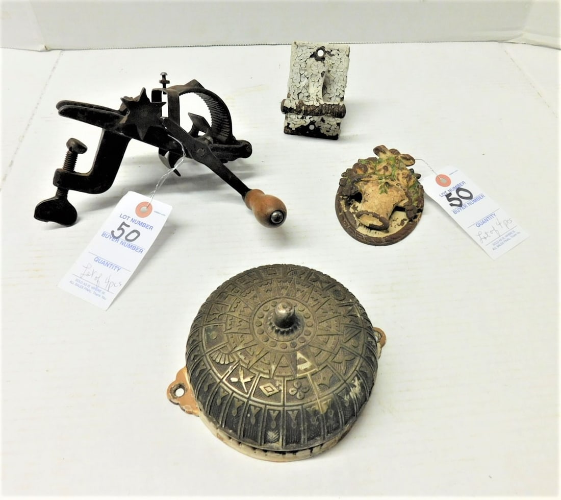 Lot of 4 Early Iron Pcs. (1 of 1)