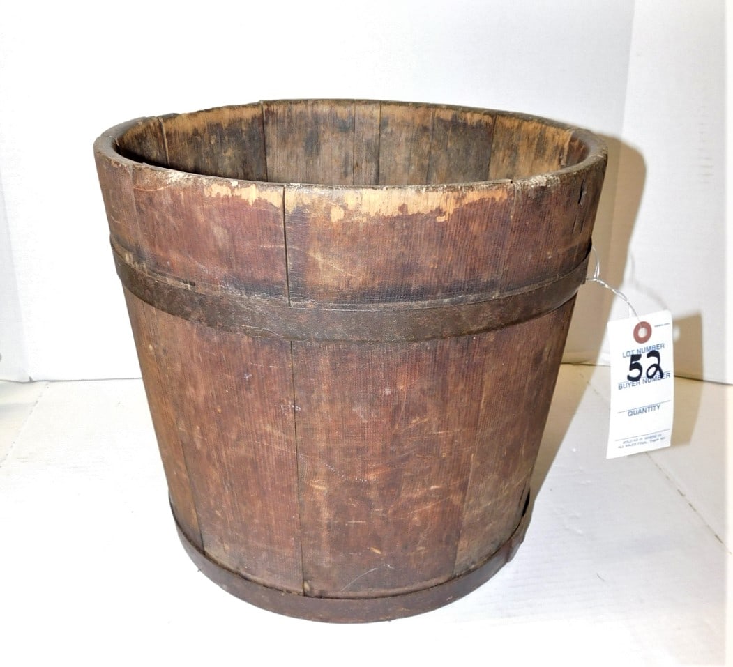 Early Wooden Banded Bucket (1 of 1)