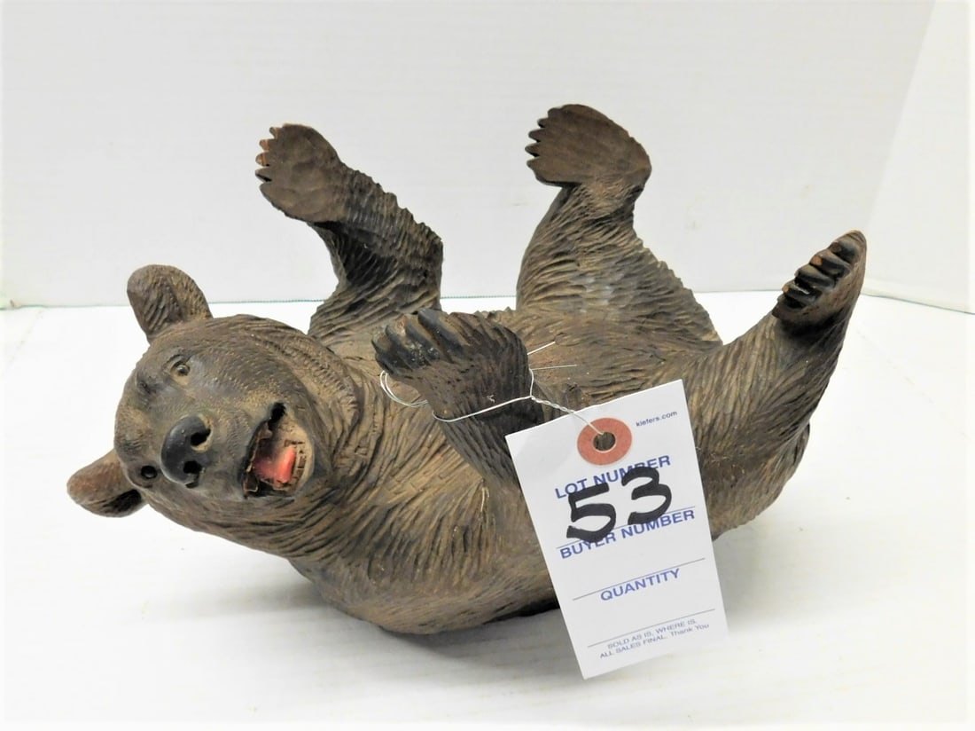 Carved Black Forest Bear on Back (1 of 3)