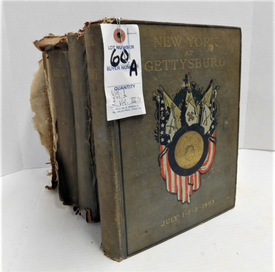 4 Vols.- NY at Gettysburg 1863 (1 of 2)