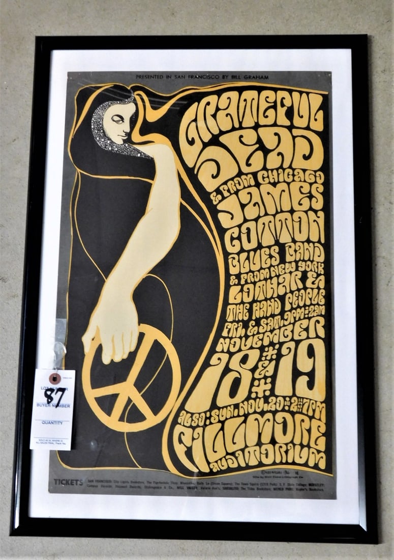 Orig.Bill Graham Prod. Poster (1 of 2)