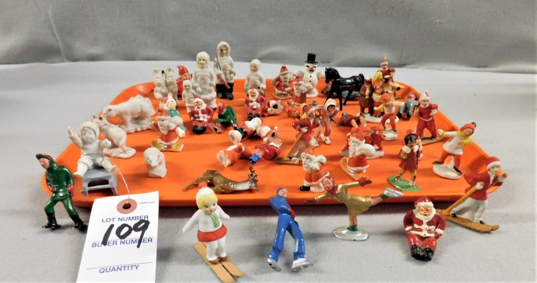 Iron & Bisque Christmas Miniatures (1 of 4)