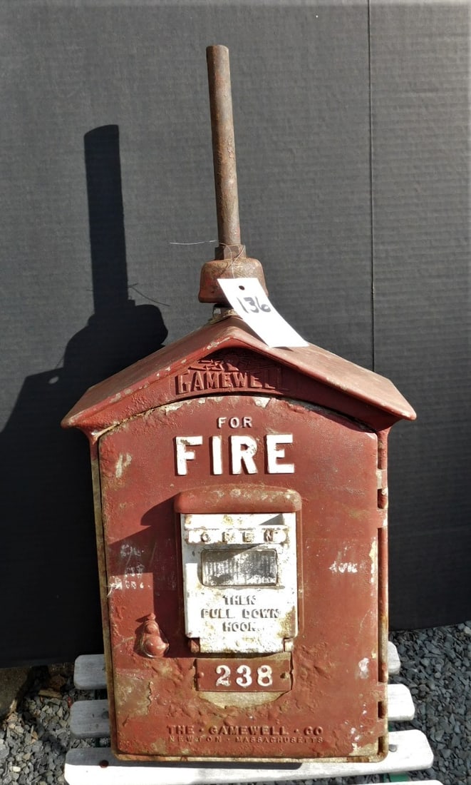Gamewell Iron Fire Call Box (1 of 3)