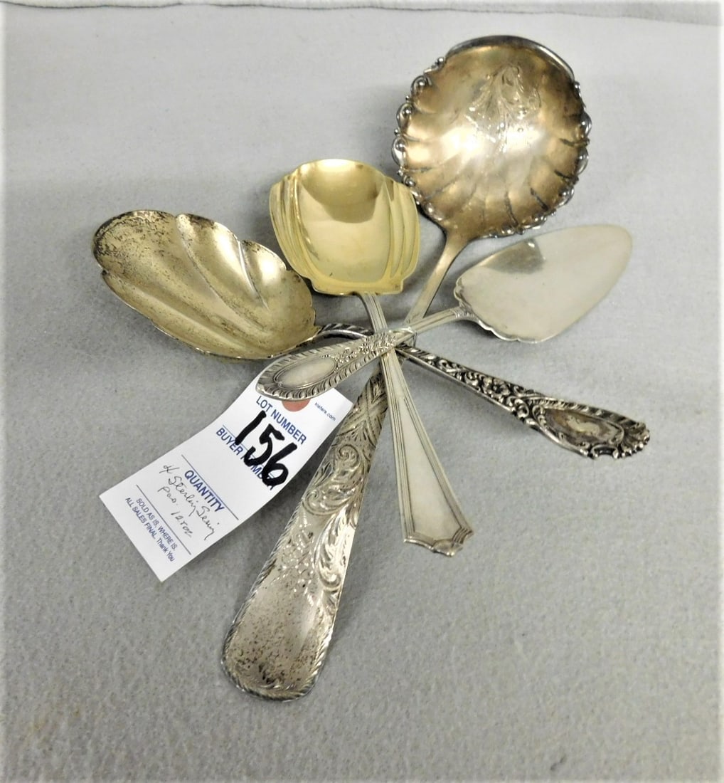 4 Sterling Silver Serving Pcs. (1 of 1)