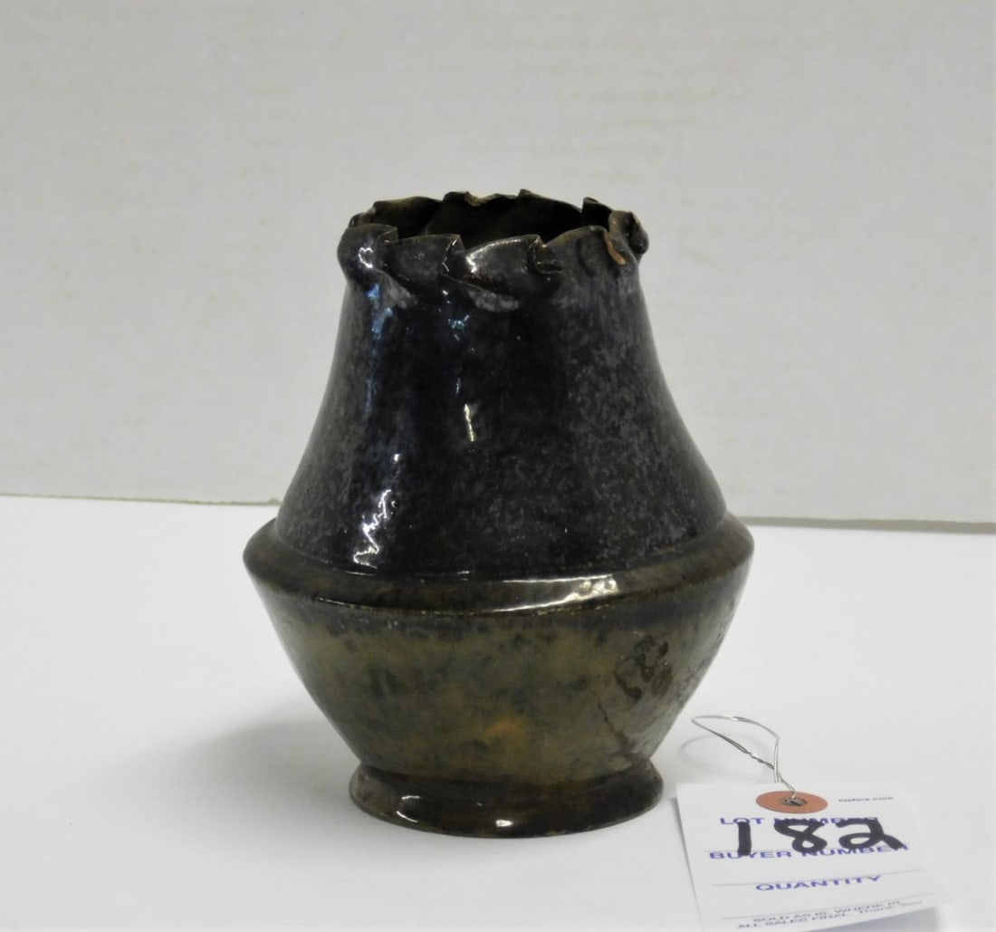 George Ohr Cone Shape Pottery Pc. (1 of 2)