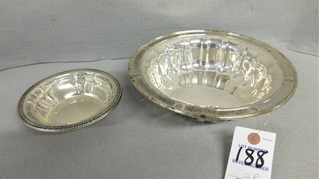 Lot of 2  Sterling Silver Bowls (1 of 2)