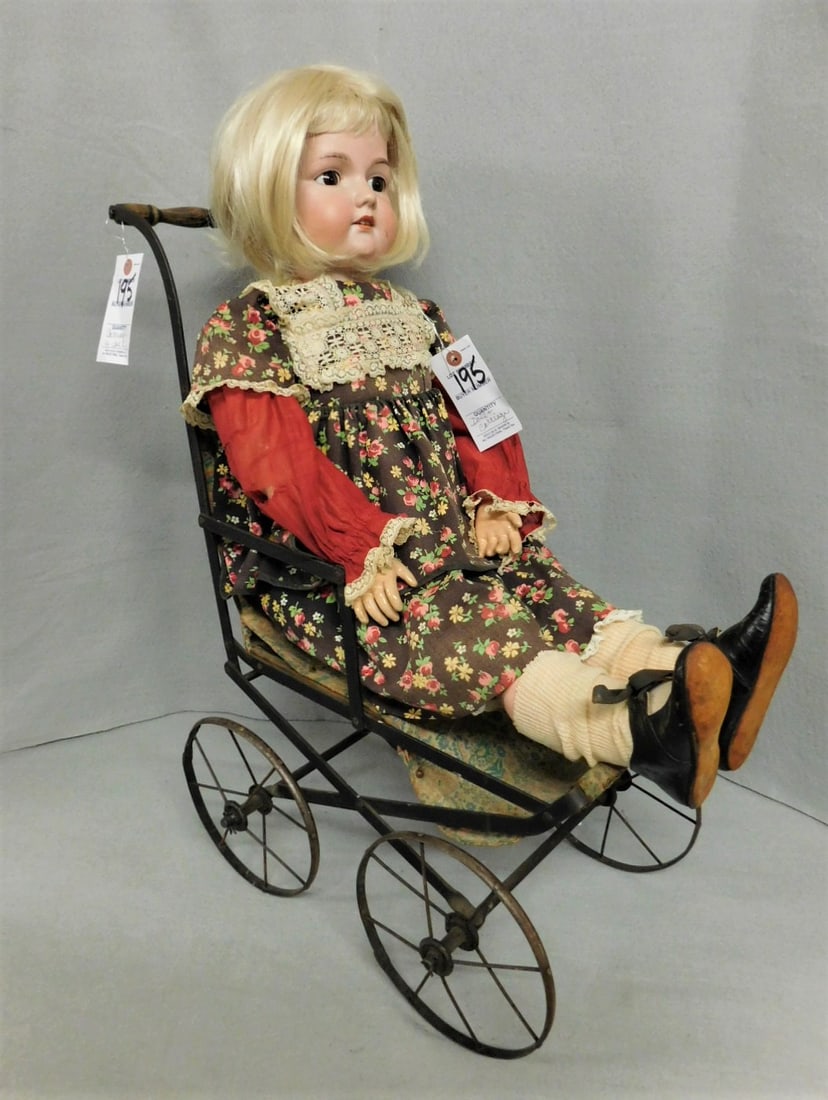 30" A.M. Bisque Head Doll (1 of 2)