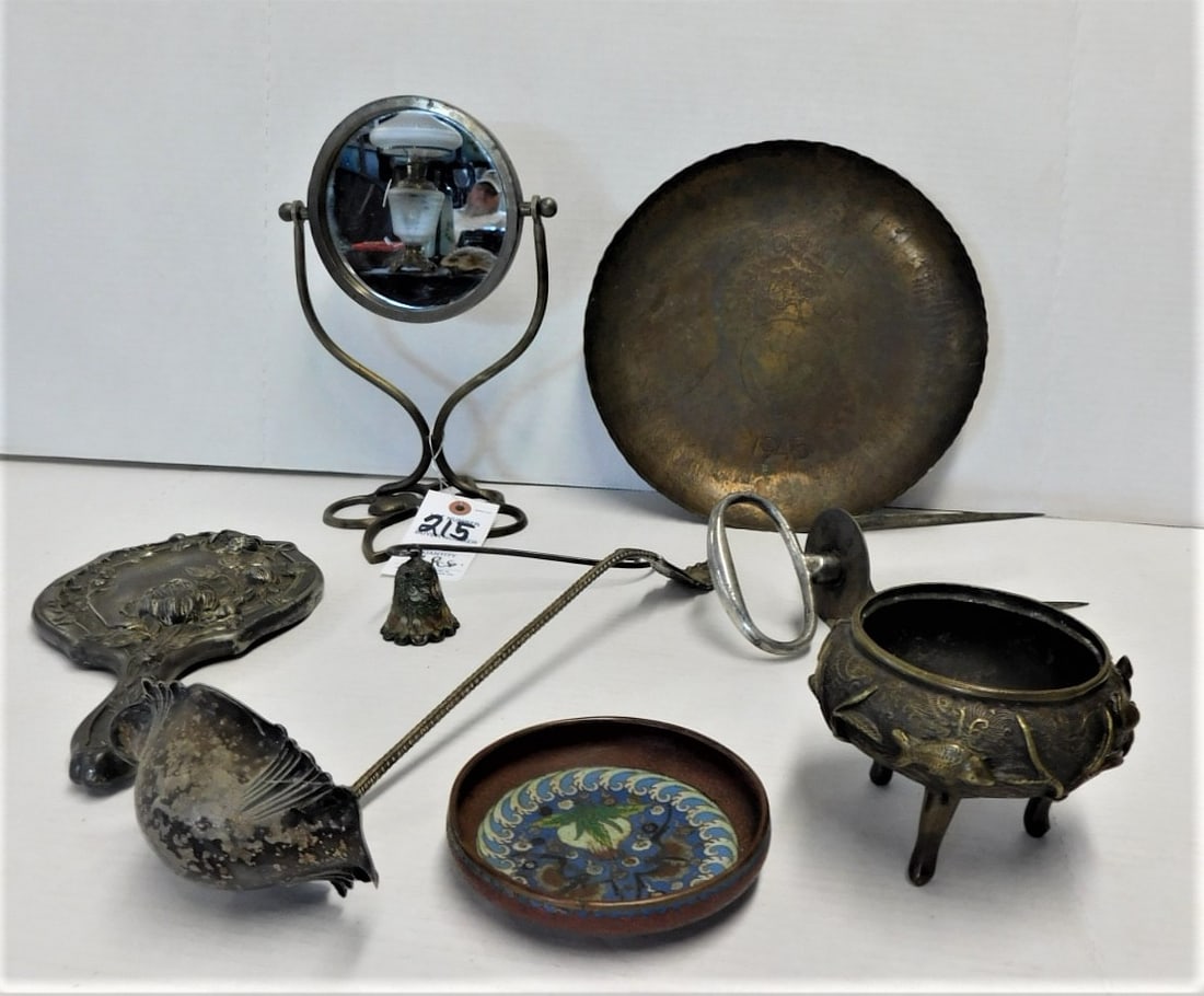 8 Vintage Iron & Silverplate Pcs. (1 of 1)