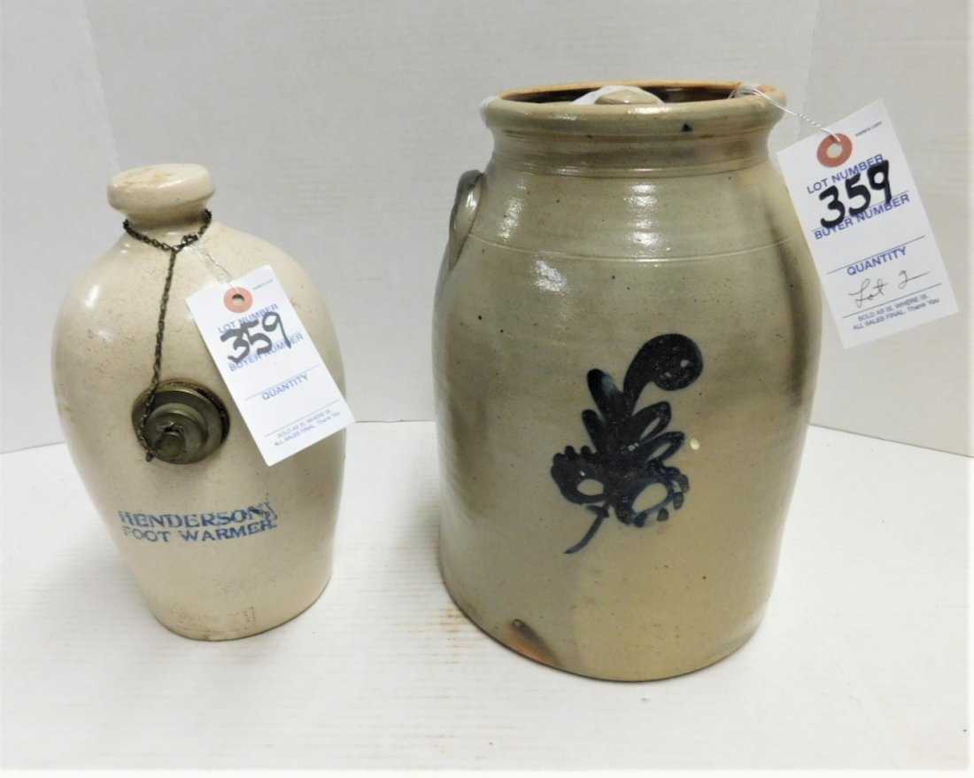 Lot of 2 Pcs. of Stoneware (1 of 2)