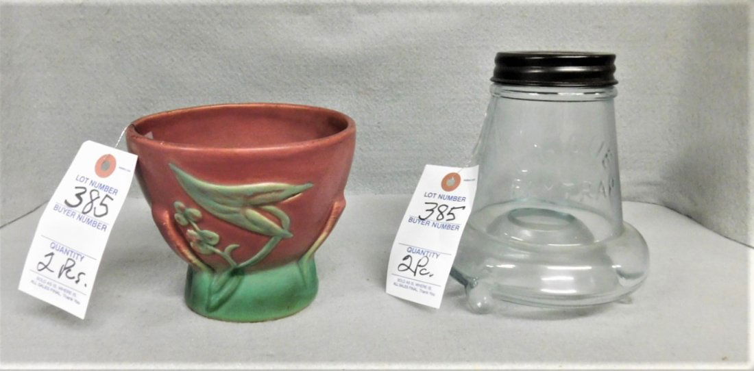 Weller Planter & Glass Fly Trap (1 of 1)