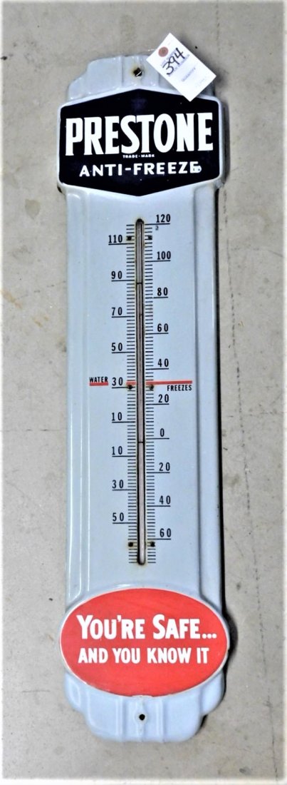 "Prestone Antifreeze" Thermometer (1 of 3)