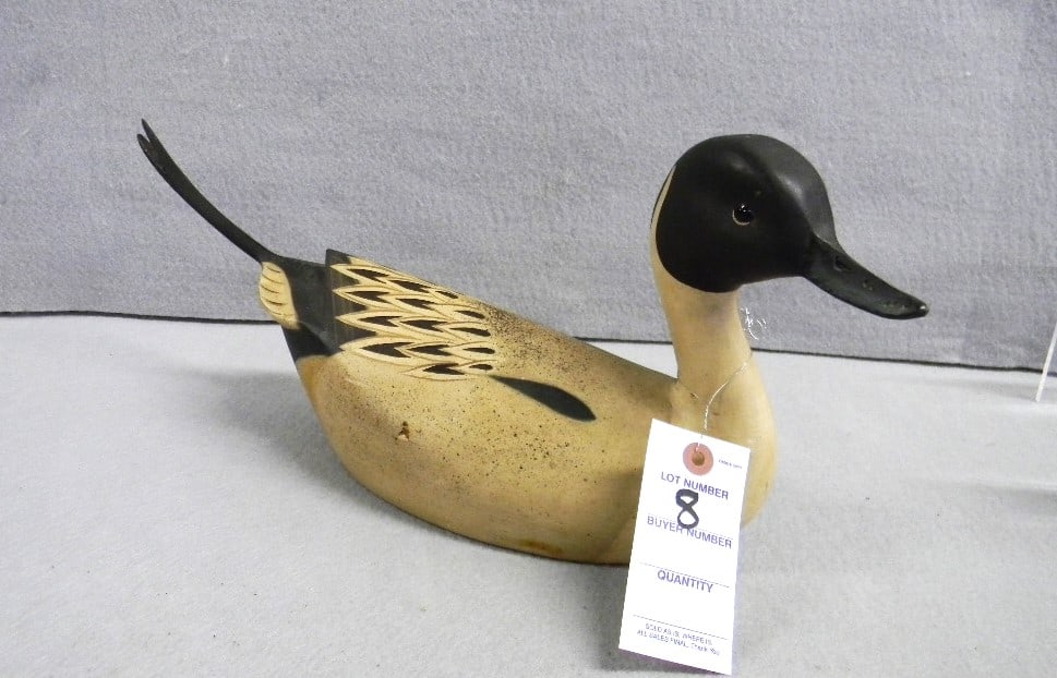 Wooden Pintail Duck Decoy Auction
