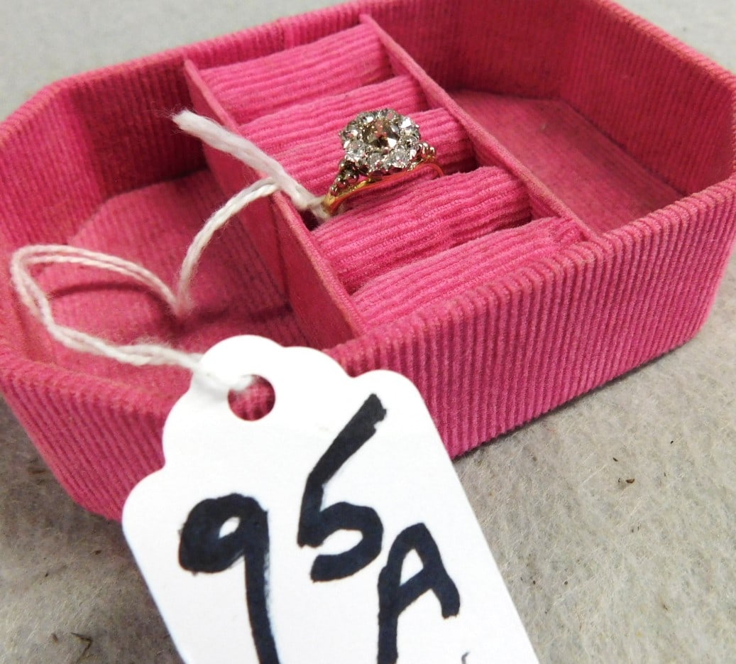 14K yg Diamond Lady's Ring (1 of 2)