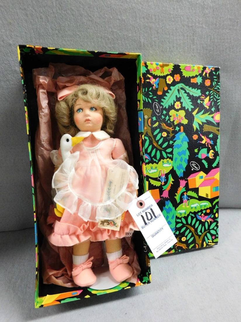 Lenci Doll "Aurelia" in Orig..Box: Lenci Doll "Aurelia" in Orig. Box, Never Used13 1/2"H in VG Cond
