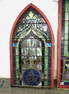 C.1880 Arch Stained Glass Window