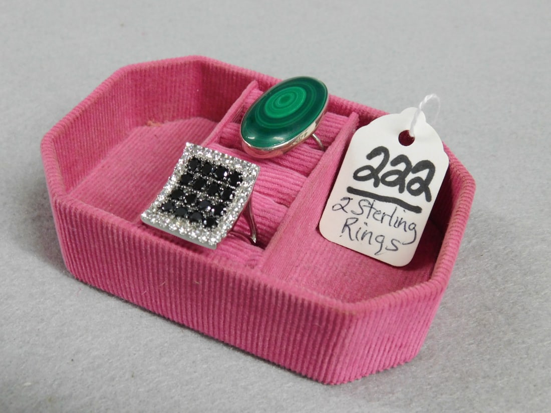 2 Lady's Sterling Rings (1 of 1)