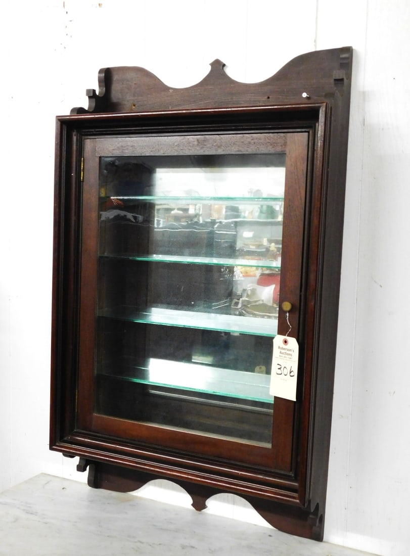 Mahogany Wall Cabinet (1 of 1)