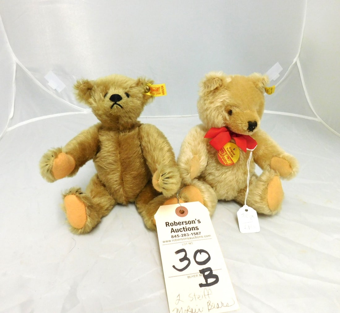 2 Late Steiff Mohair Bears (1 of 2)