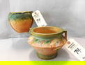 2  Vintage Pottery Planters