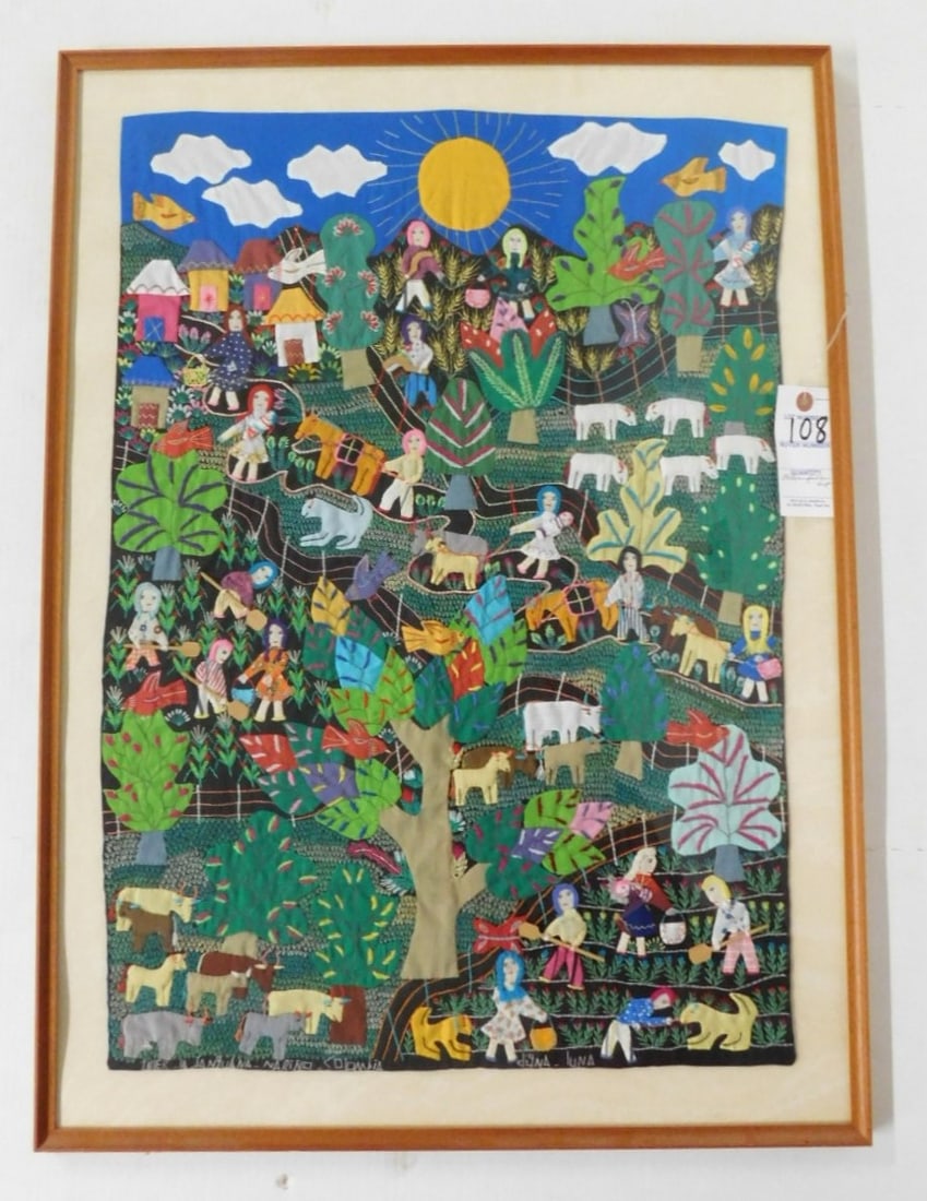 Late 20thC. Colombian Textile Folk Art (1 of 5)