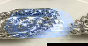 Flow Blue Kyber Platter by Adams & Sons