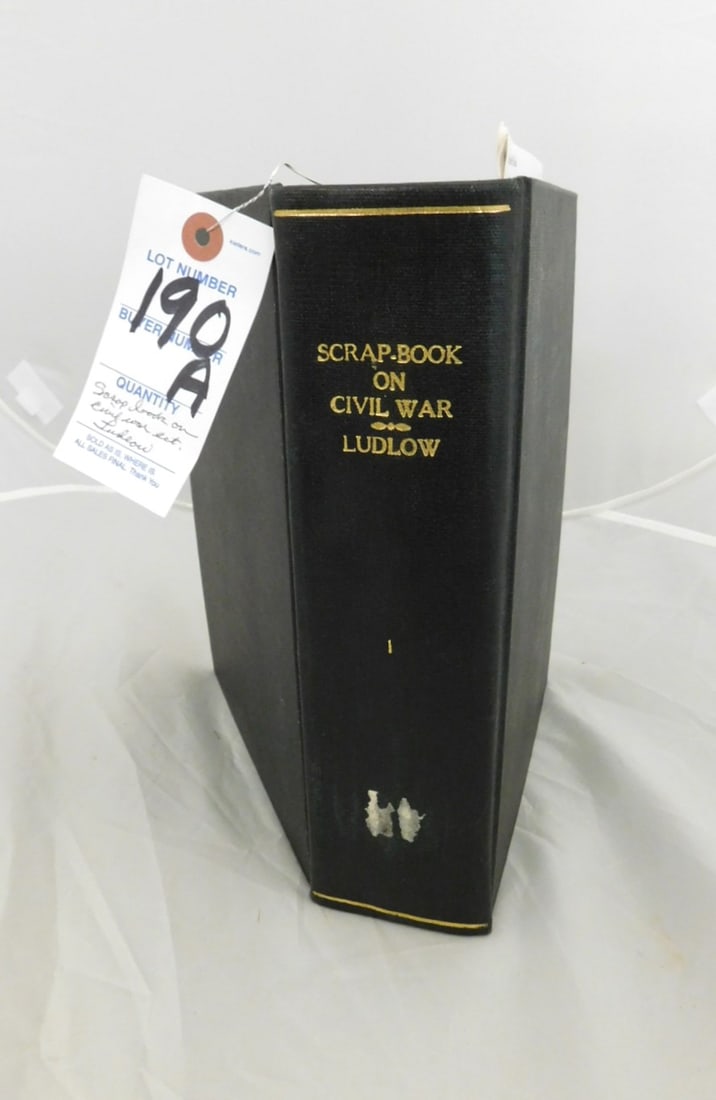 Early Scrapbook on Civil War Articles (1 of 5)