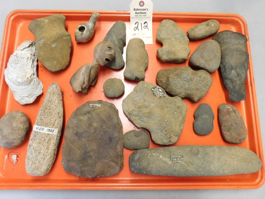20 Stone Native American Artifacts (1 of 6)