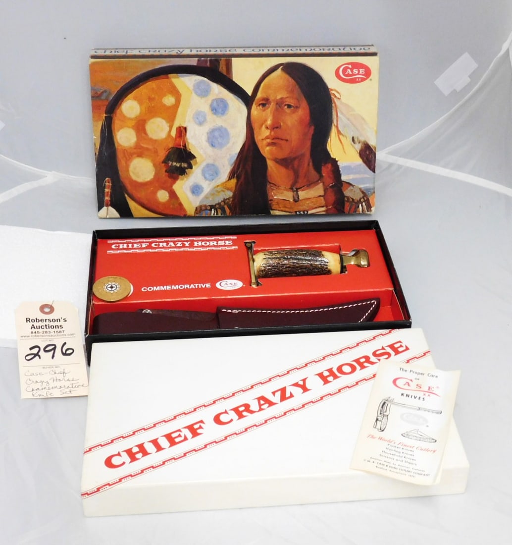 Case Chief "Crazy Horse" Knife Set (1 of 2)