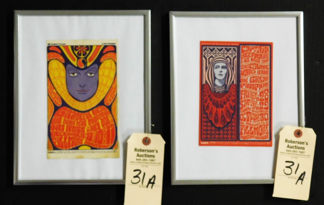 Lot of 2 Orig. Bill Graham Prod. Sm.Posters (1 of 3)
