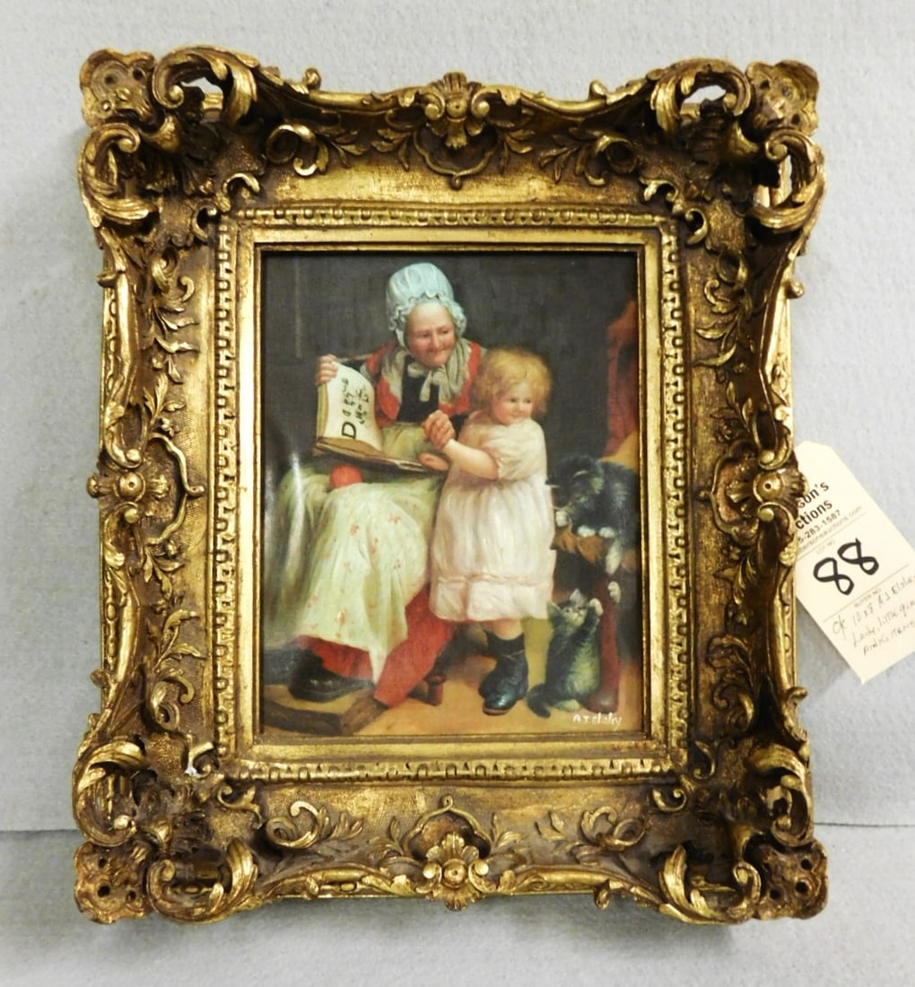 10" x 8" O/C Signed A.J. Elsley (1 of 2)