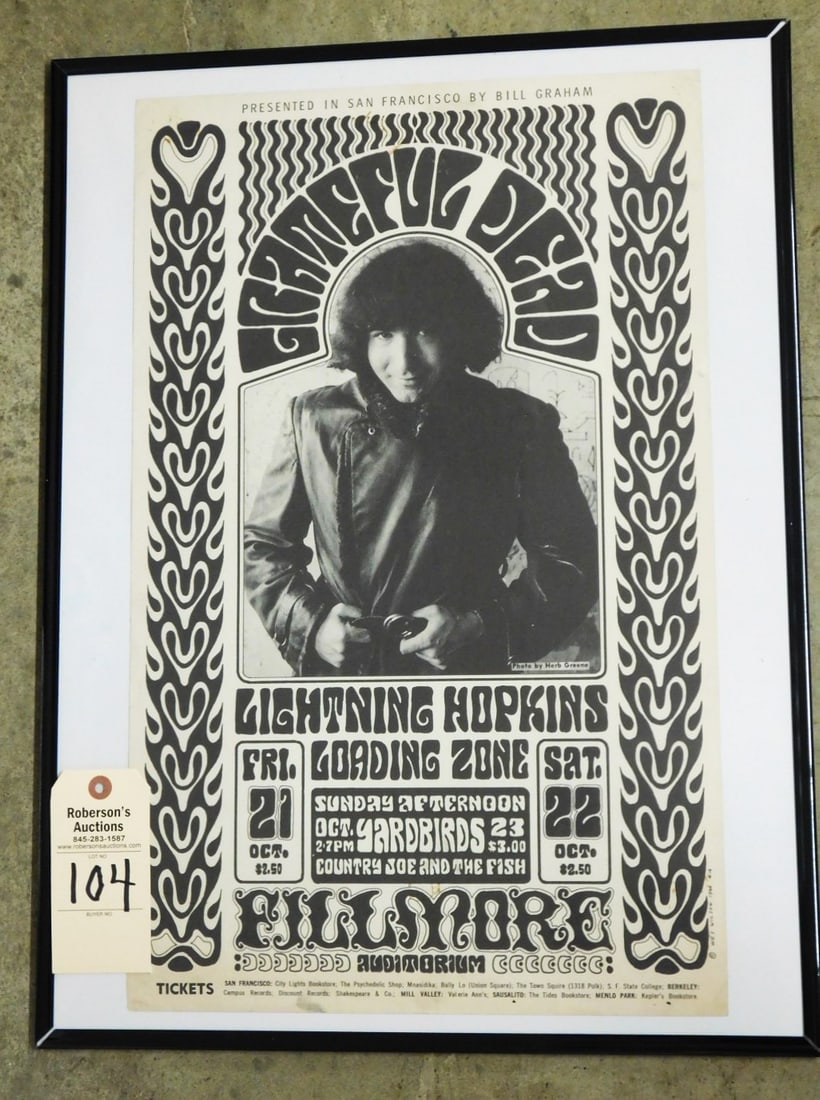 Orig. Bill Graham Productions Poster (1 of 3)