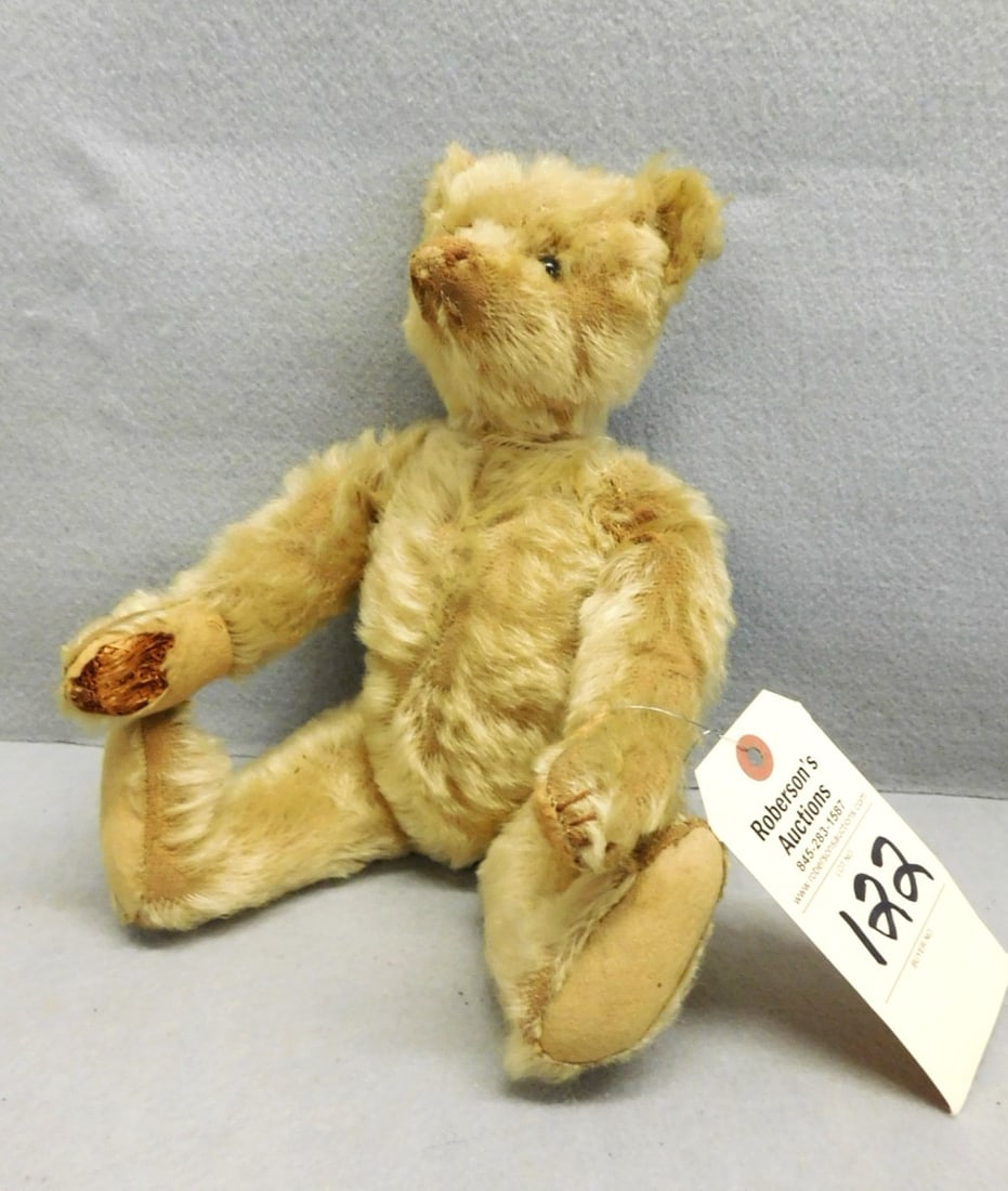 14in. Early Jtd. Mohair Humpback Teddy Bear (1 of 5)